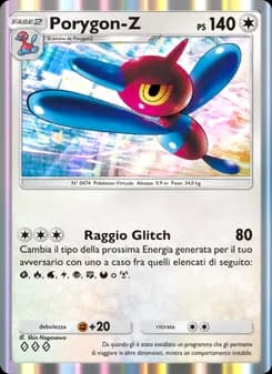 Porygon-Z card in Italian