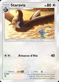 Staravia card in Italian