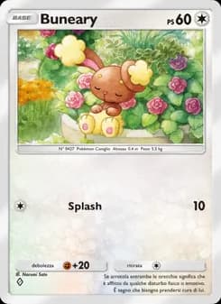 Buneary card in Italian