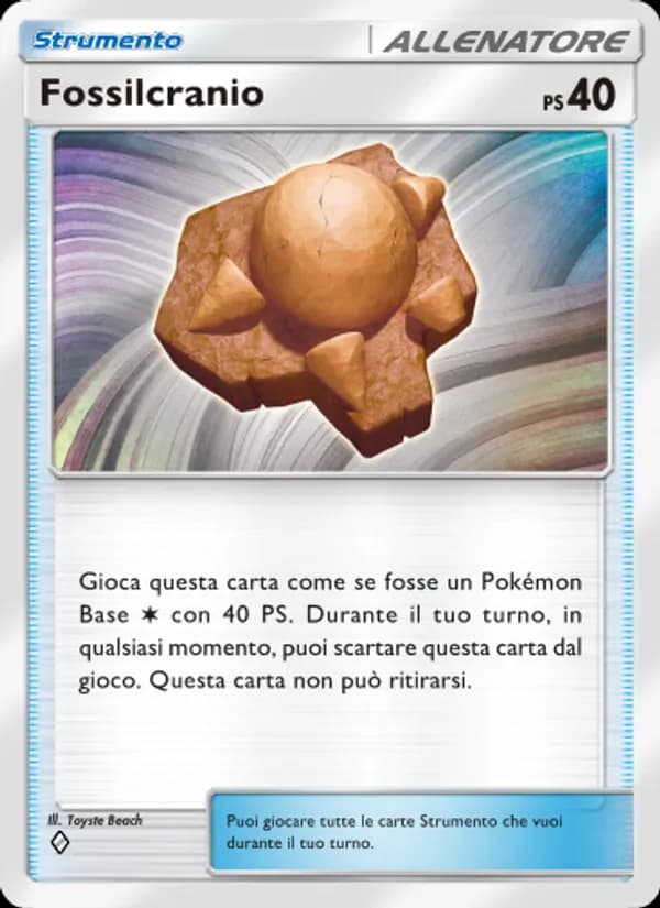 Fossilcranio card in Italian