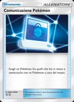 Comunicazione Pokémon card in Italian