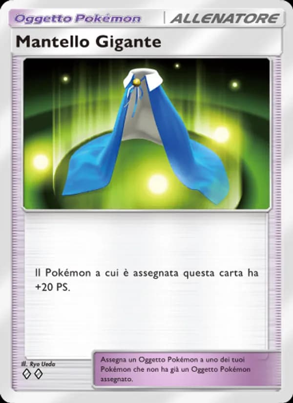 Mantello Gigante card in Italian