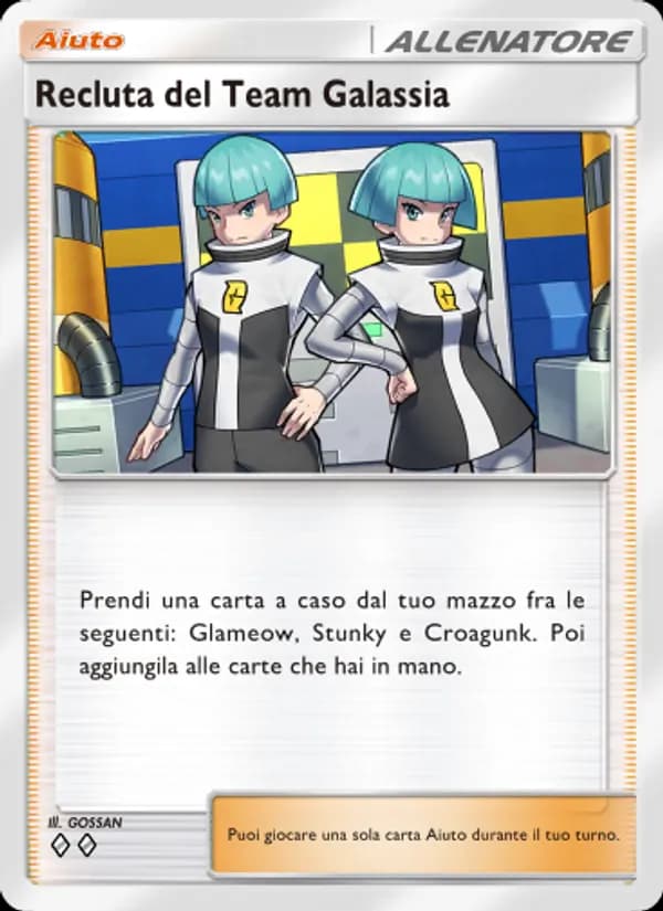 Recluta del Team Galassia card in Italian