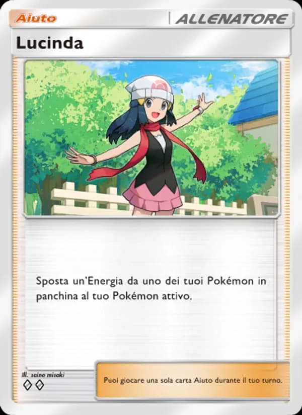 Lucinda card in Italian