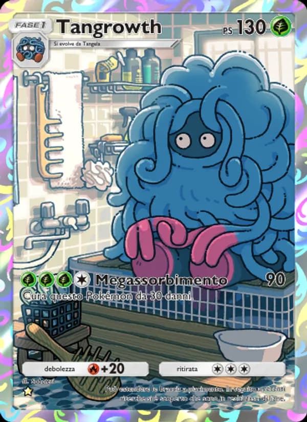 Tangrowth card in Italian
