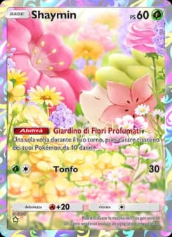 Shaymin card in Italian