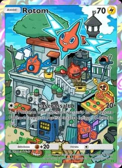 Rotom card in Italian