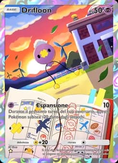 Drifloon card in Italian