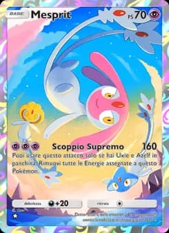 Mesprit card in Italian