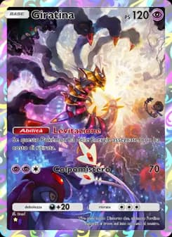Giratina card in Italian
