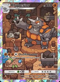 Rhyperior card in Italian