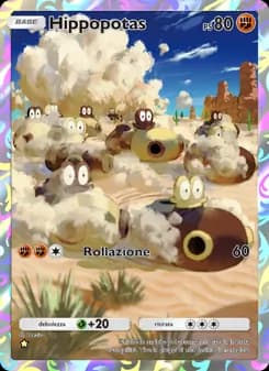 Hippopotas card in Italian