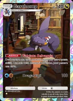 Garchomp card in Italian