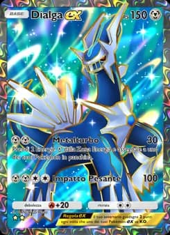 Dialga-ex card in Italian