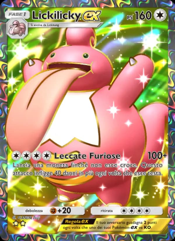 Lickilicky-ex card in Italian