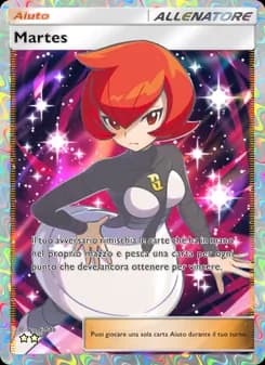 Martes card in Italian