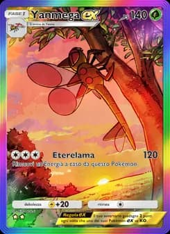 Yanmega-ex card in Italian
