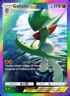 Gallade-ex card in Italian