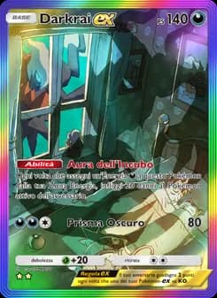 Darkrai-ex card in Italian