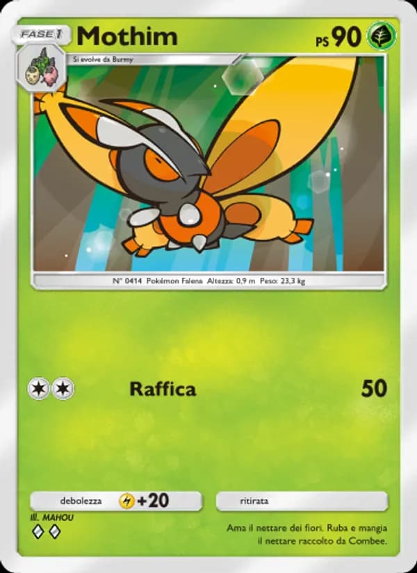 Mothim card in Italian
