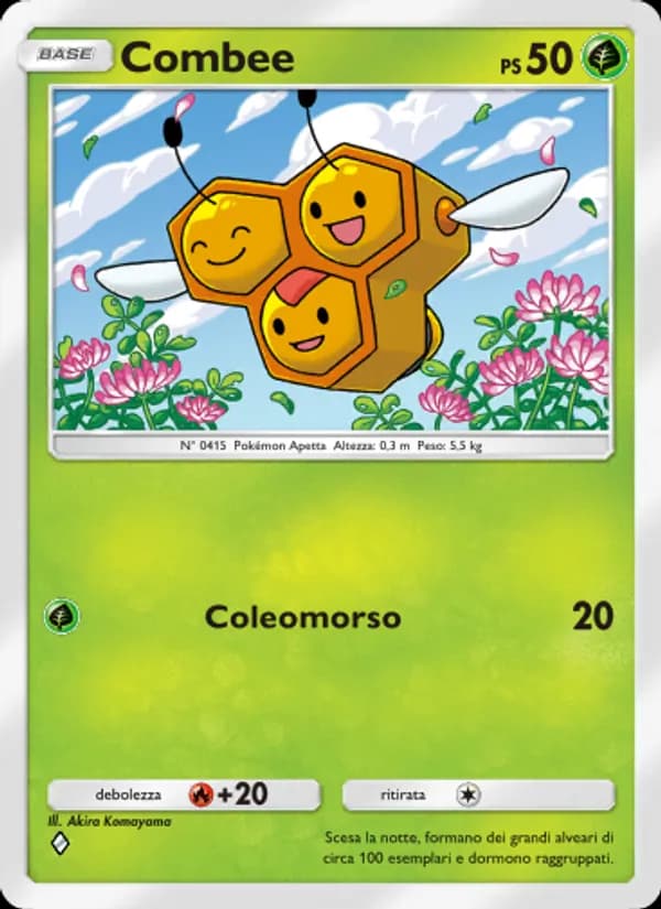 Combee card in Italian