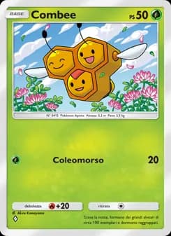 Combee card in Italian