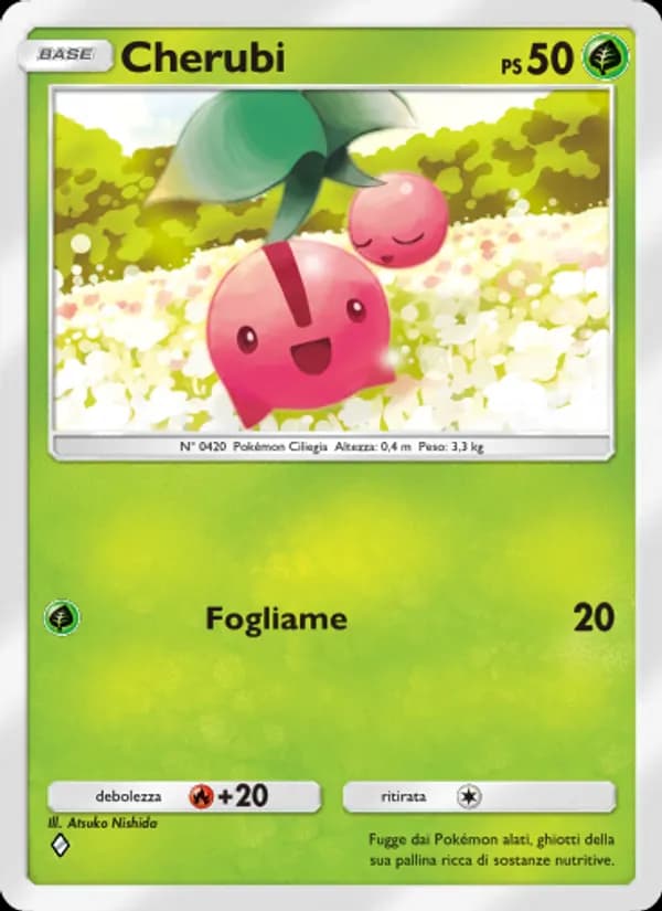 Cherubi card in Italian