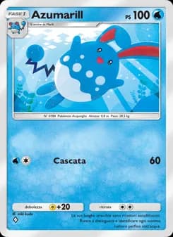 Azumarill card in Italian