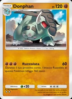 Donphan card in Italian