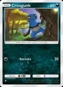 Croagunk card in Italian