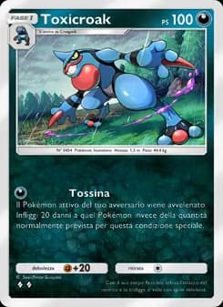 Toxicroak card in Italian