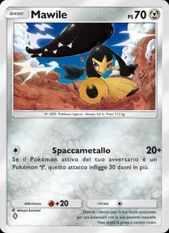 Mawile card in Italian