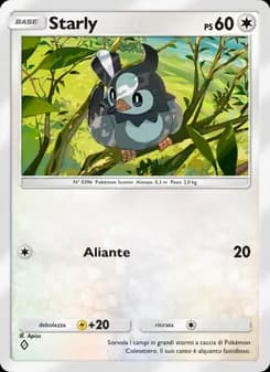 Starly card in Italian