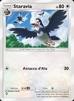 Staravia card in Italian