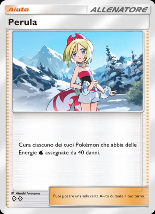 Perula card in Italian