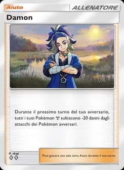 Damon card in Italian