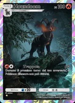 Houndoom card in Italian