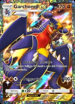 Garchomp-ex card in Italian