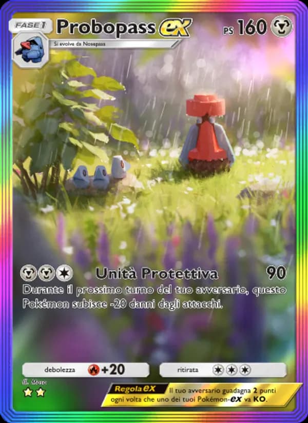 Probopass-ex card in Italian