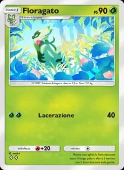 Floragato card in Italian