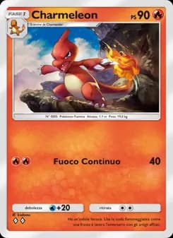 Charmeleon card in Italian