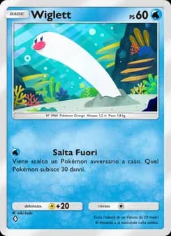 Wiglett card in Italian