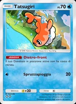 Tatsugiri card in Italian