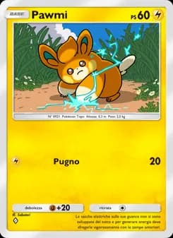 Pawmi card in Italian