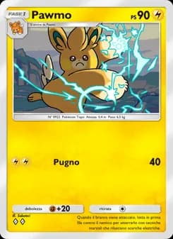 Pawmo card in Italian