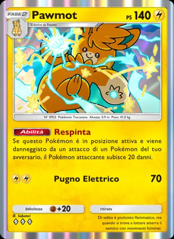 Pawmot card in Italian