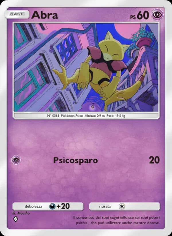 Abra card in Italian