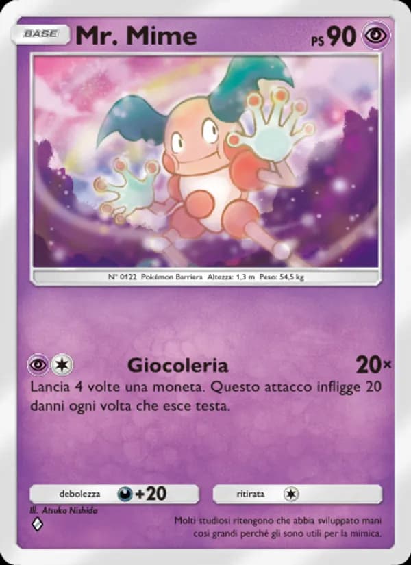 Mr. Mime card in Italian