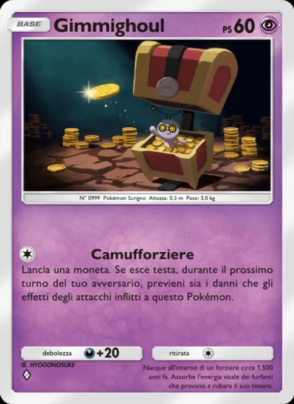 Gimmighoul card in Italian