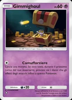 Gimmighoul card in Italian